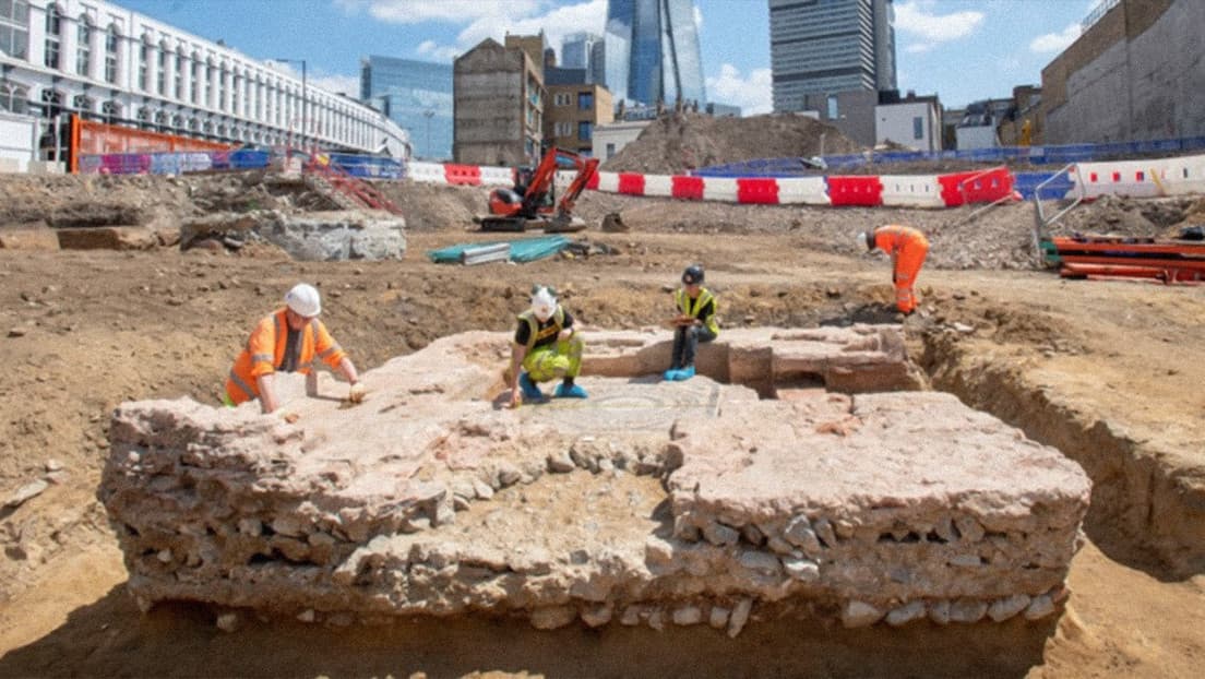 Hallan un mausoleo romano en el centro de Londres
