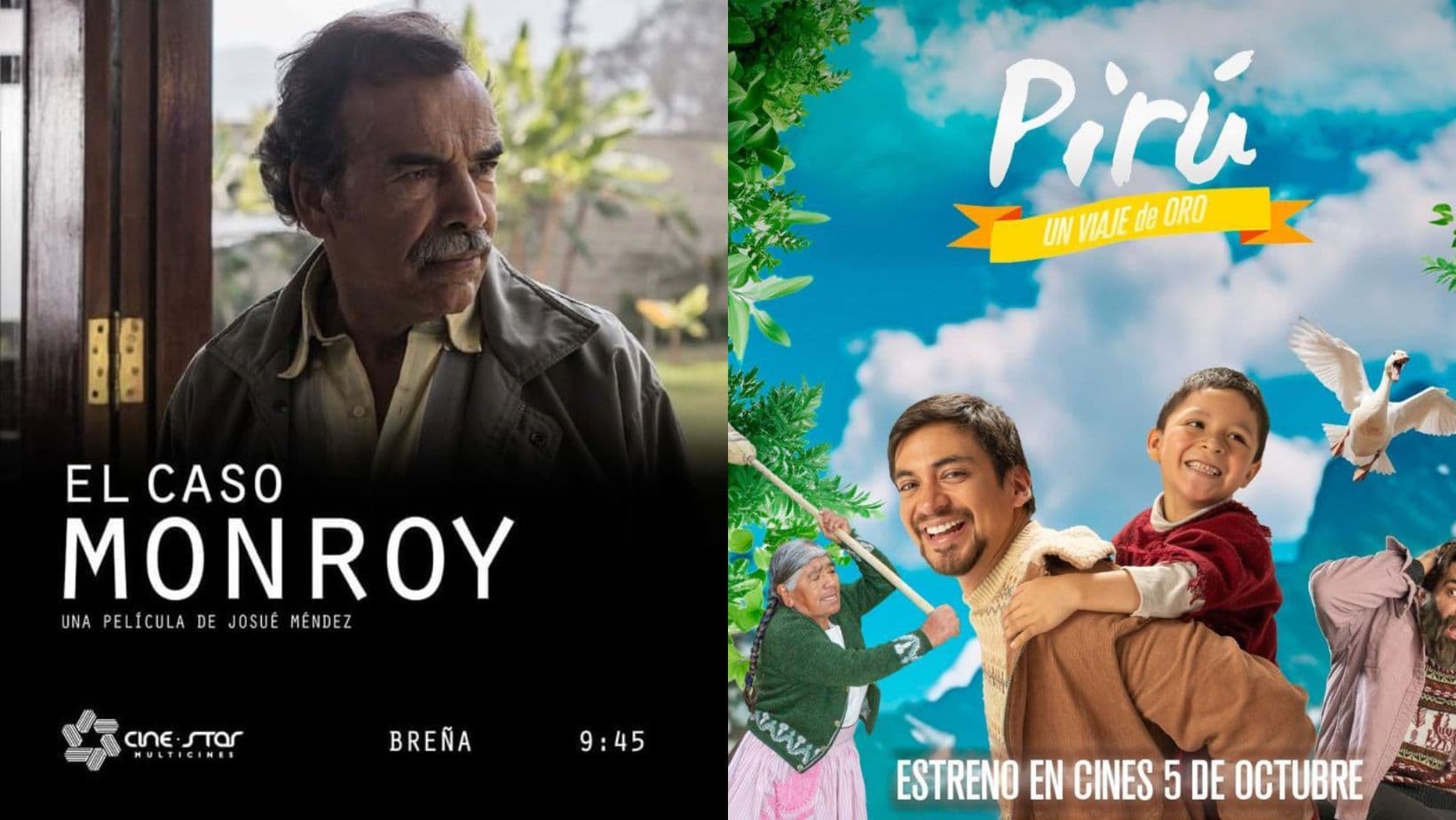 ‘El Caso Monroy’ y ‘Pirú’ se estrenan hoy en cines