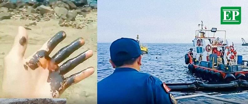 Lograron controlar derrame de petróleo en el mar de Ventanilla