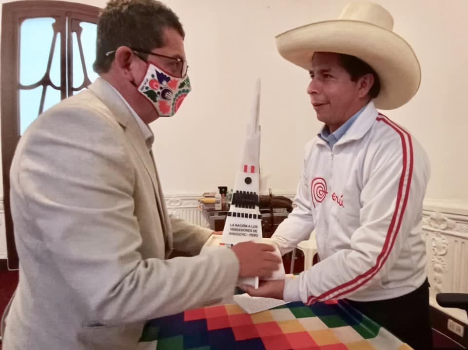 Pedro Castillo juramentaría en Ayacucho como presidente de la República del Perú