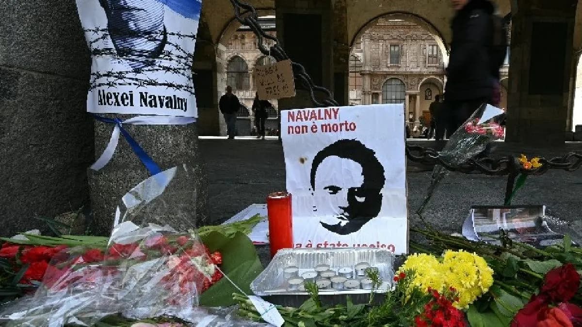 Detuvieron a 128 con motivo del funeral de Alexei Navalni