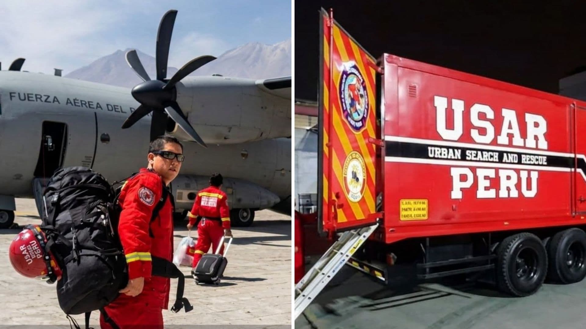 ¡SE SUMAN! Bomberos peruanos parten a Venezuela para apoyar en labores de rescate