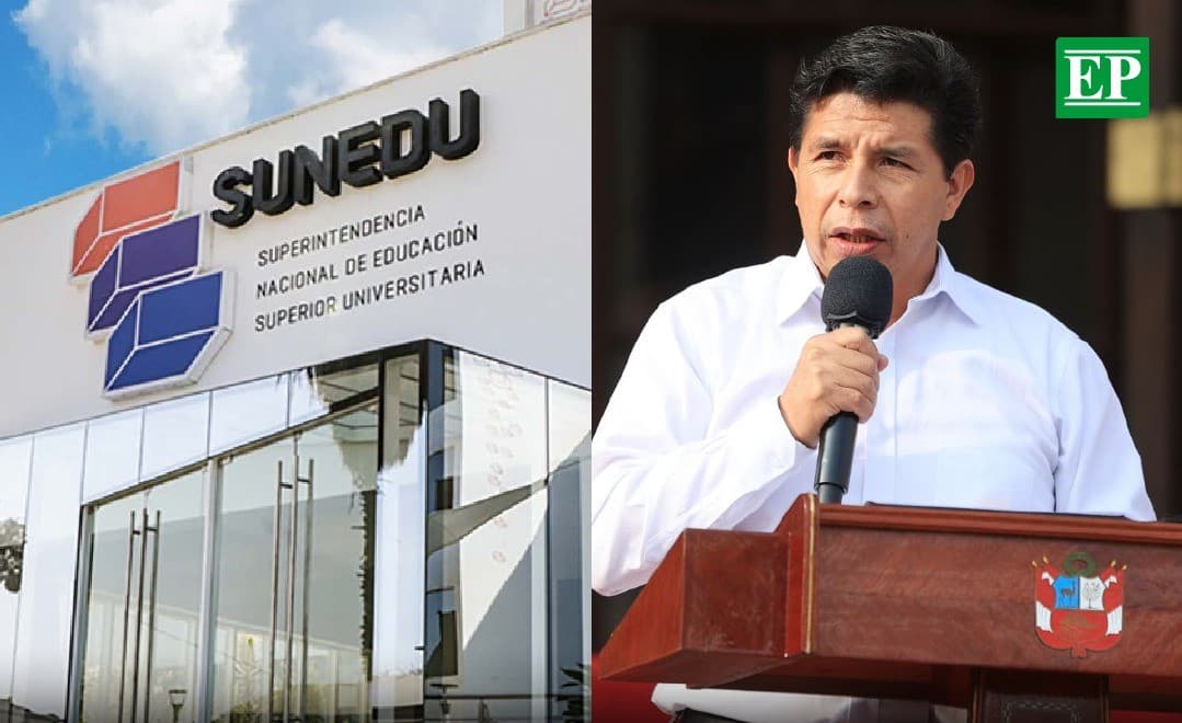 Sunedu solicita información a la UCV sobre tesis de Castillo