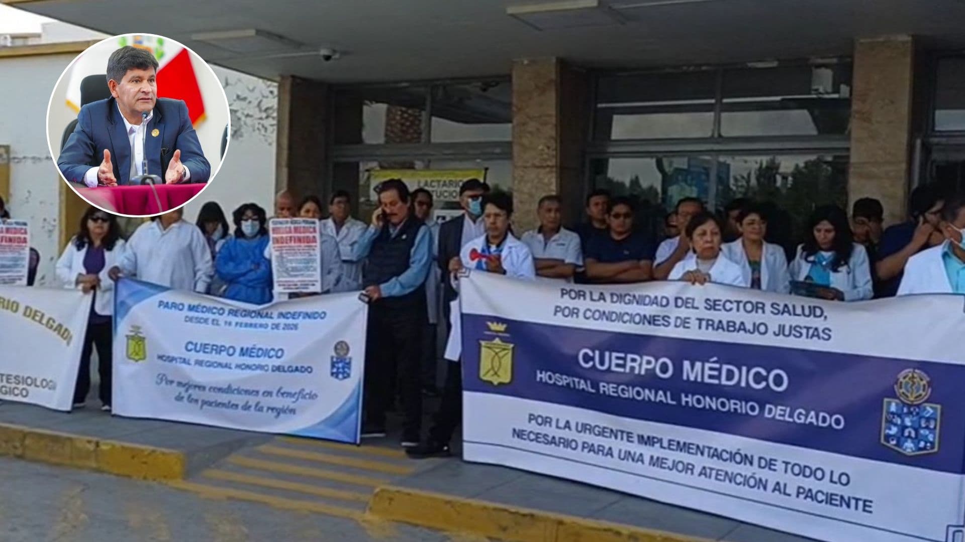 GRA advierte sanciones para quienes sigan con huelga médica en Arequipa