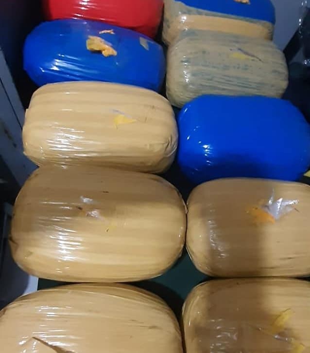 Policía Nacional incautó unos 50 kilos de droga