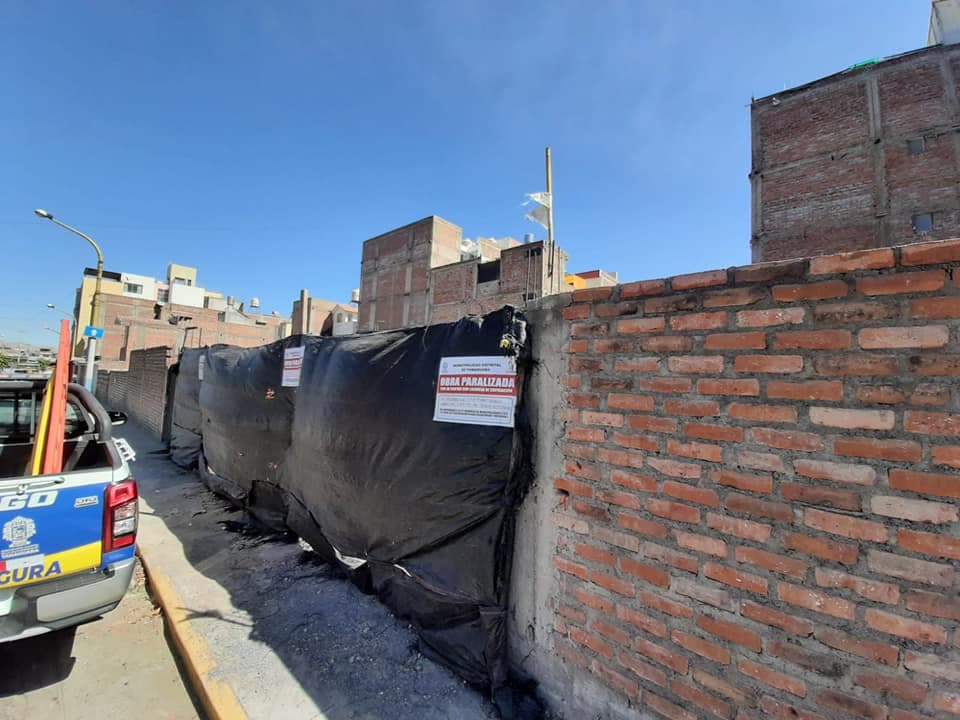 Interviene obras de construcción el distrito de Yanahuara