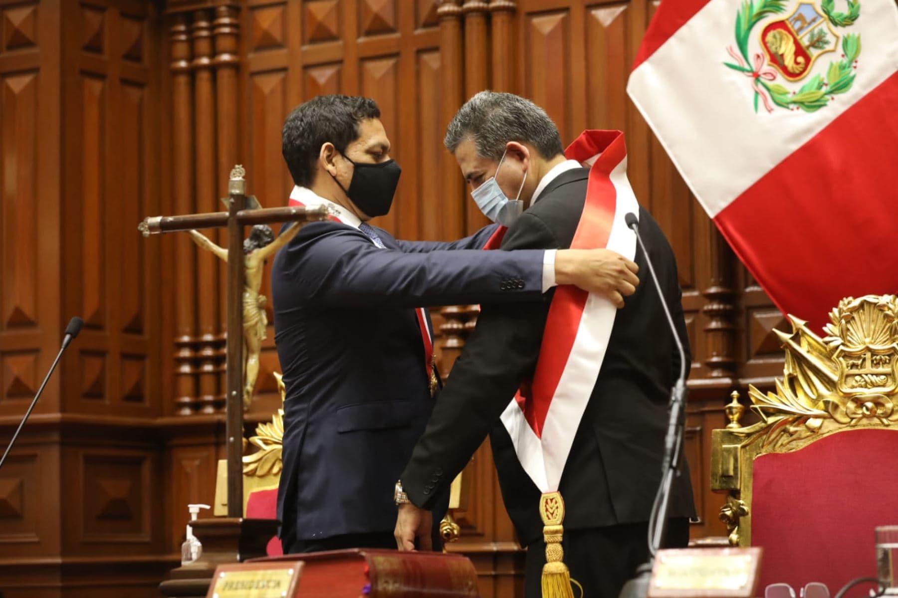 Manuel Merino: “Mi primer compromiso es respetar las elecciones de abril 2021”