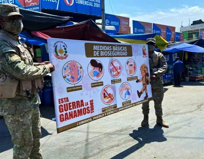 Ejército concientiza a la población sobre posible tercera ola