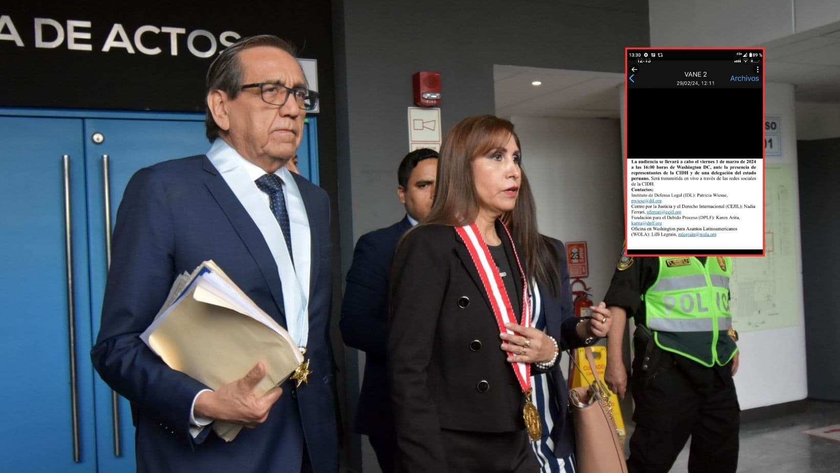 Jorge del Castillo agendó a exfiscal con el nombre de ‘Vane 2’