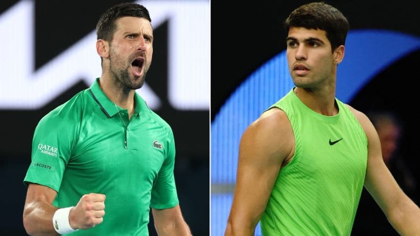 Alcaraz y Djokovic definen el Abierto de Australia