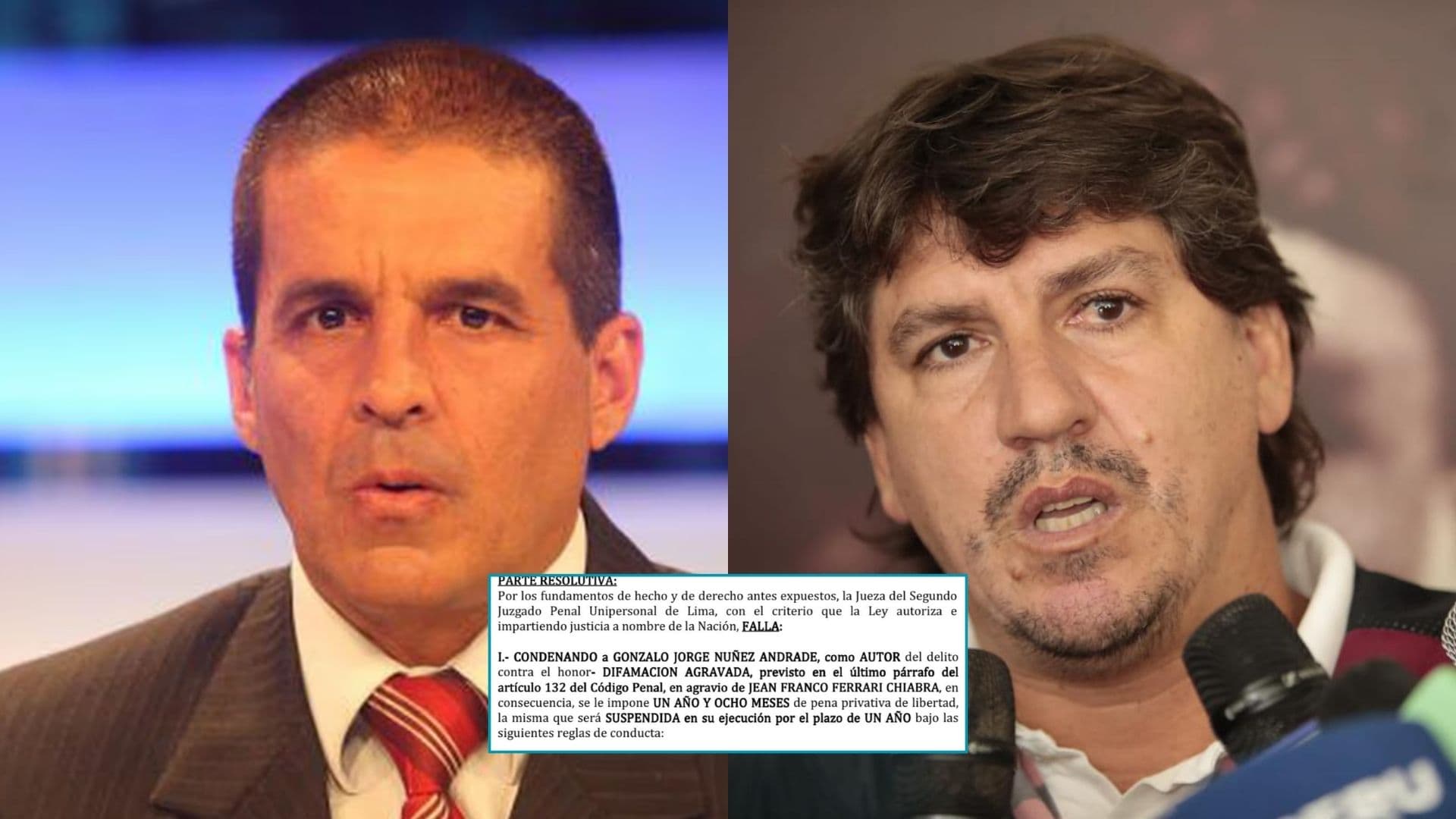 Gonzalo Núñez es condenado a prisión suspendida