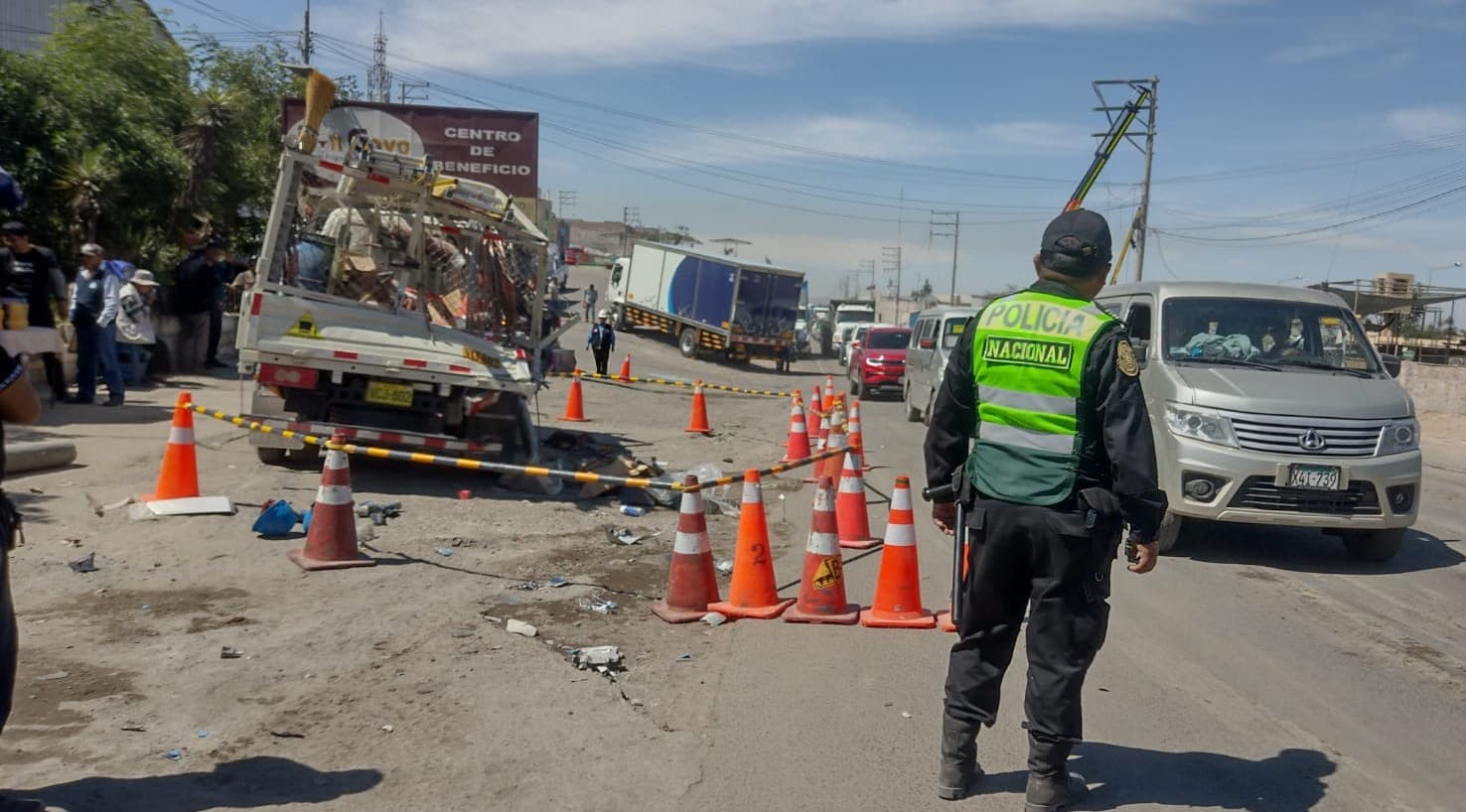 Accidente en vía de Evitamiento deja un fallecido y dos heridos