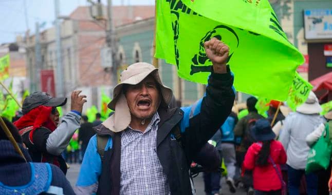 Protestarán contra sentencia de dirigentes del Valle de Tambo