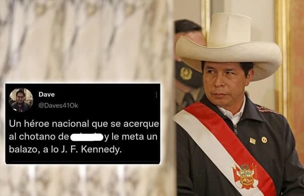 Periodista que amenazó a Pedro Castillo pide disculpas
