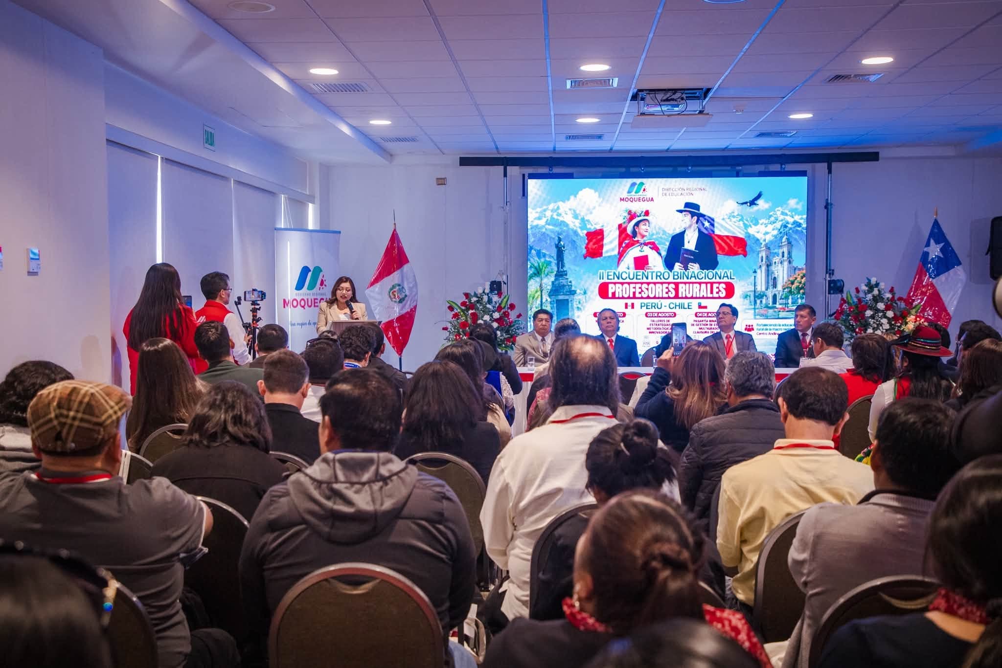 Moquegua acogió el II Encuentro Binacional de Docentes Rurales