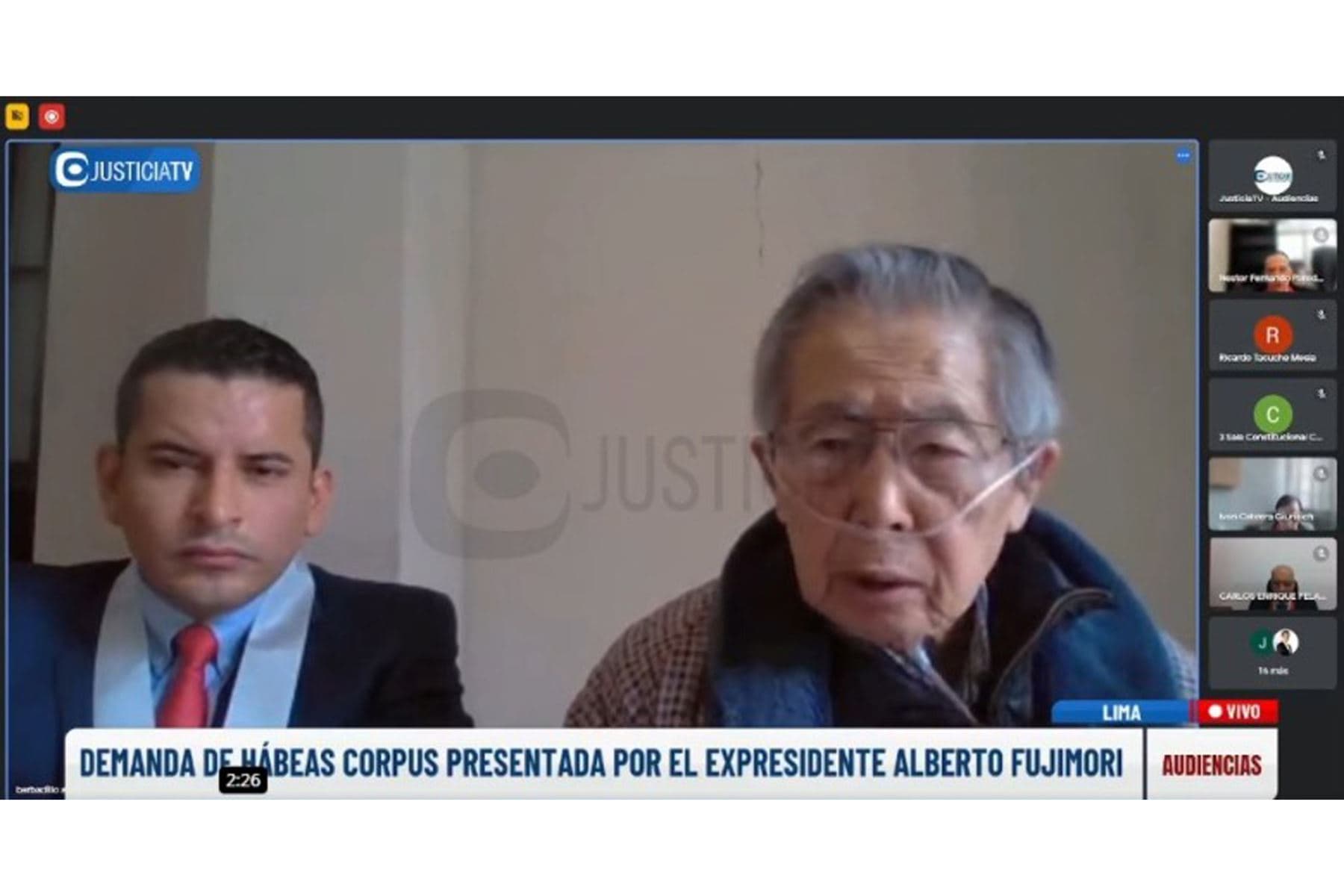 Fujimori pide que se valide el indulto humanitario del 2017