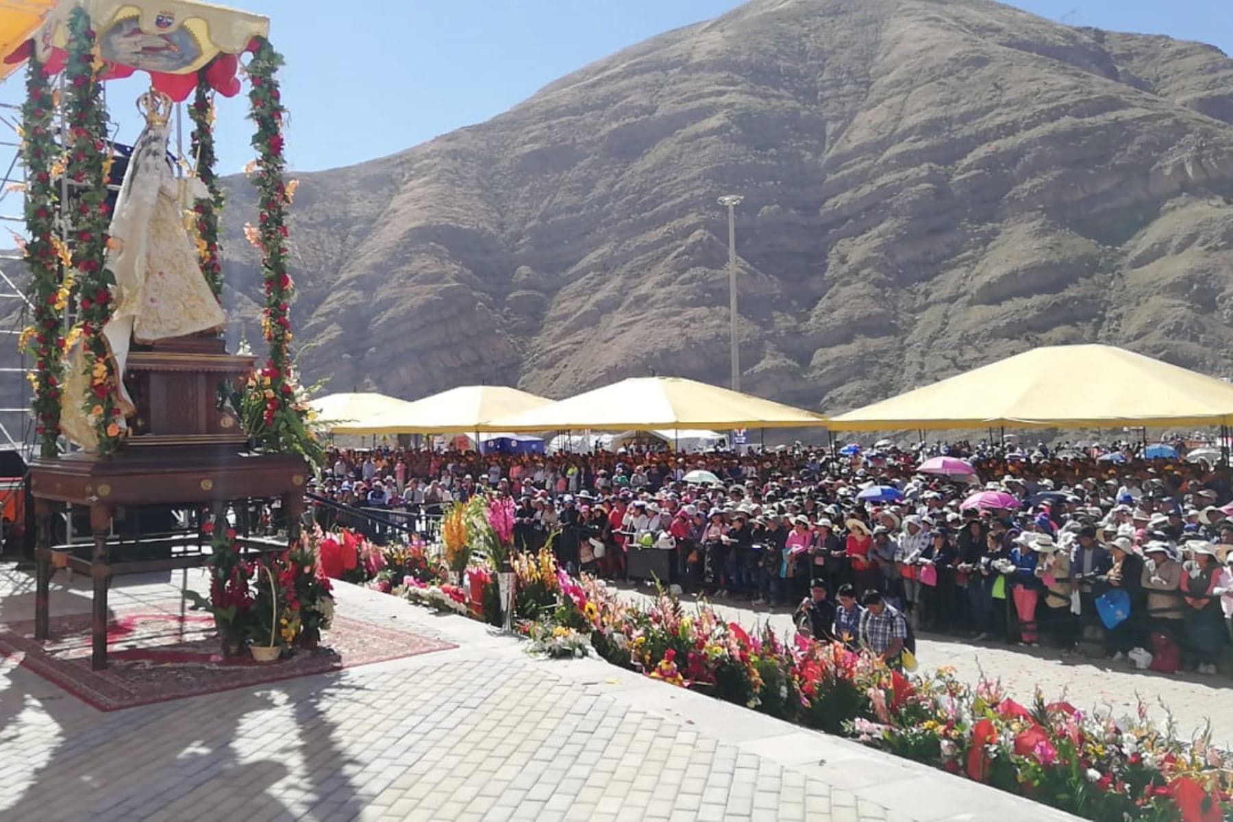 Visita de peregrinos a Chapi ayudó a la reactivación económica