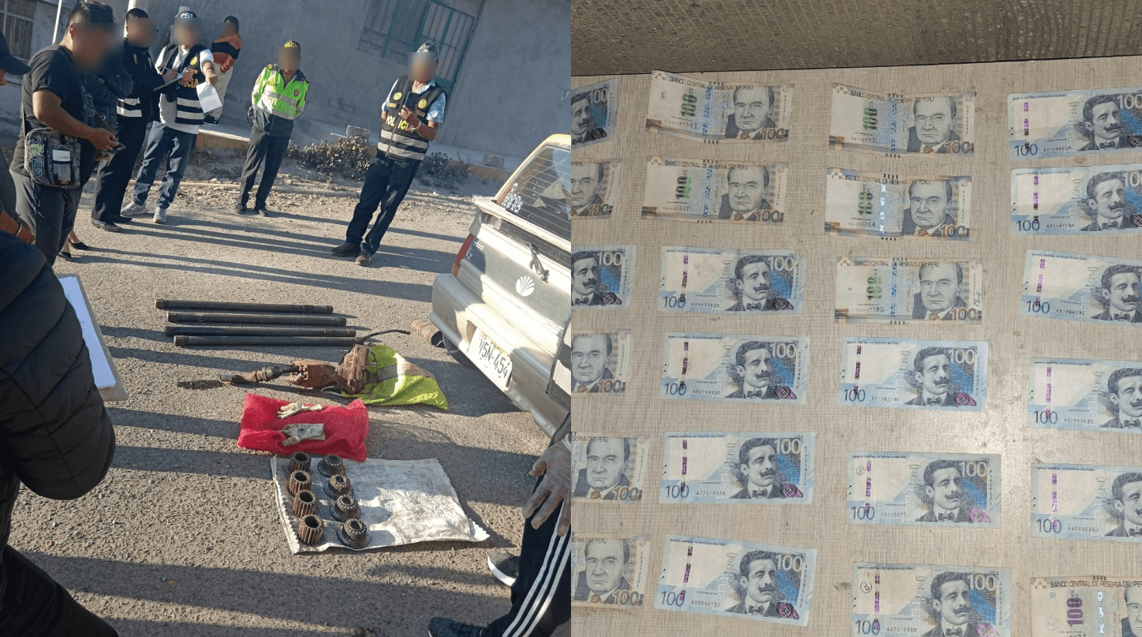 Desarticulan banda criminal dedicada al robo de autopartes