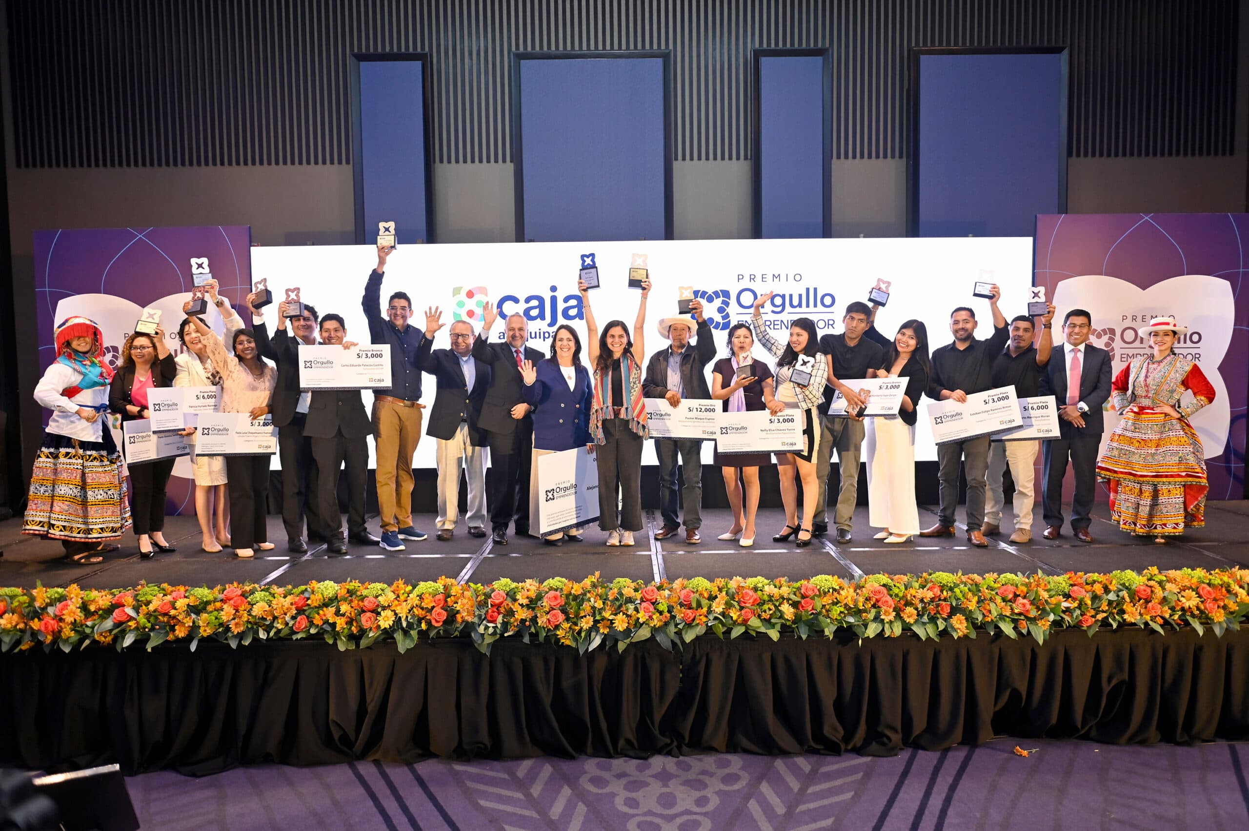 Caja Arequipa premió a ganadores de concurso Orgullo Emprendedor