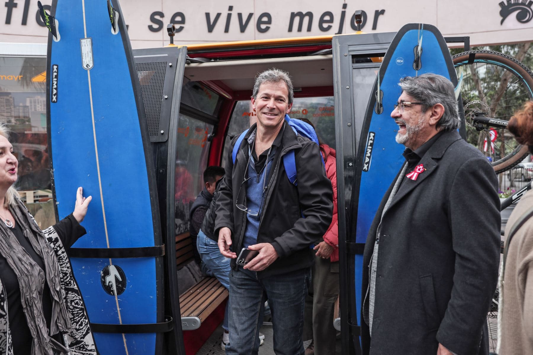 Presentaron la cabina del primer teleférico en Lima