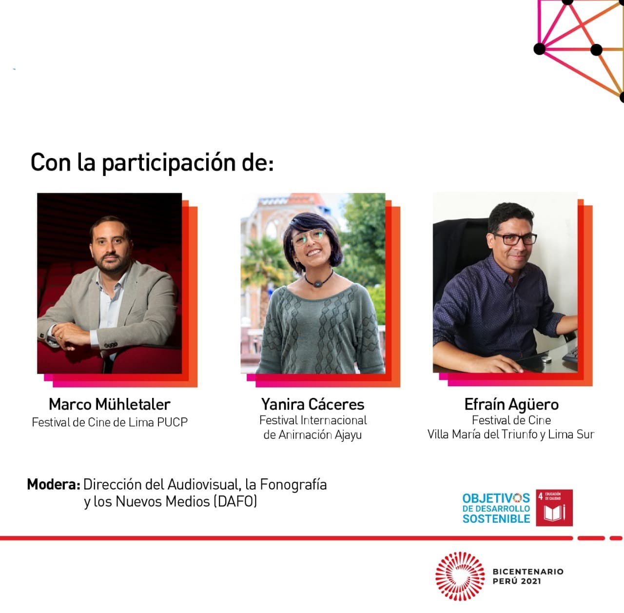 Presenta el Encuentro Formativo “Festivales de cine en plataformas digitales”