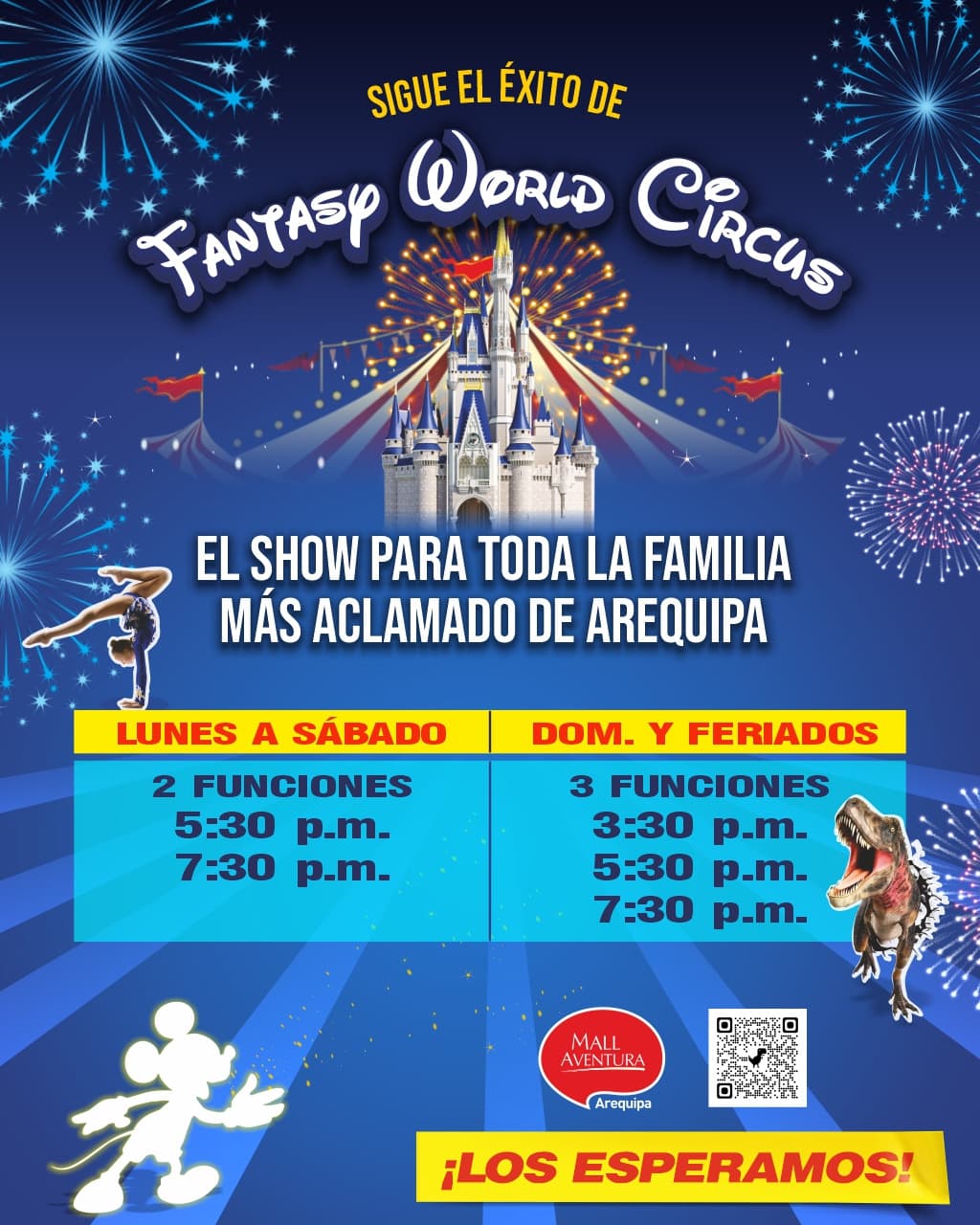 Fantasy World Circus y su show imperdible para toda la familia