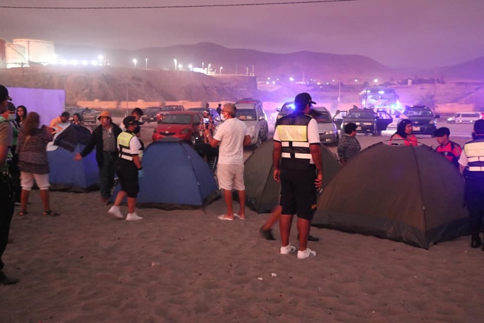Desalojan a veraneantes que buscaban acampar en playas