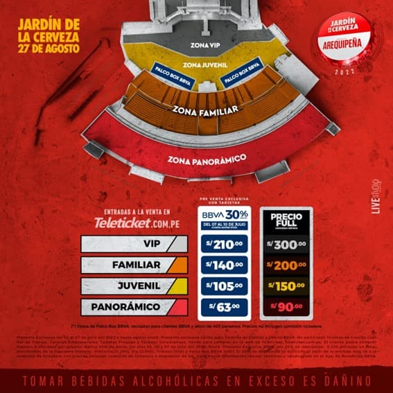 Juanes, Fonseca, Gianmarco y otros en concierto en Arequipa