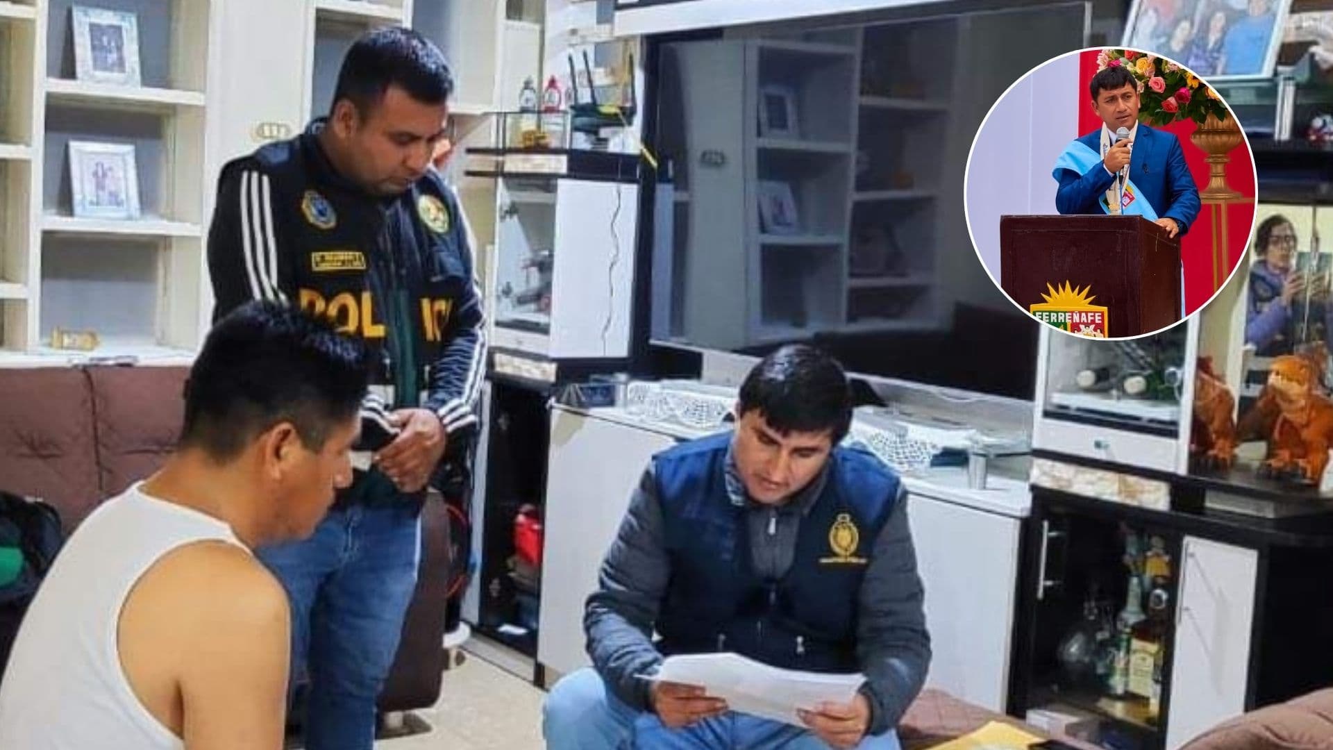 Detienen a alcalde y funcionarios de Ferreñafe