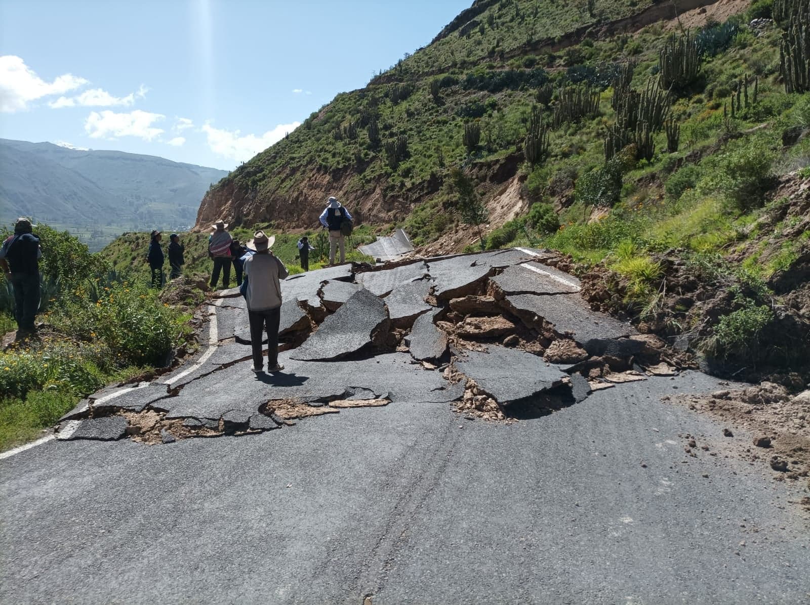 Cierran temporalmente vía Maca- Cabanaconde por 3 días