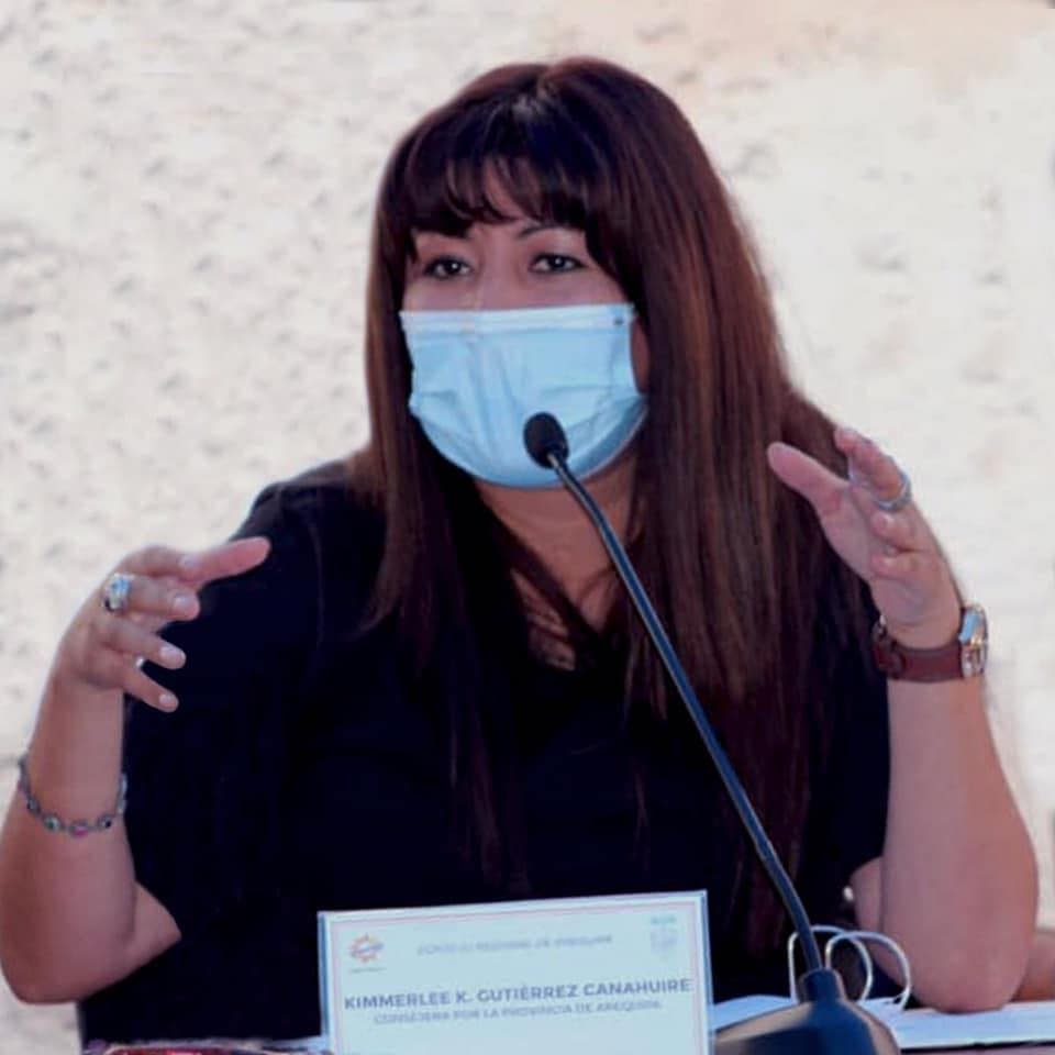 Kimmerlee Gutiérrez es la nueva vicegobernadora regional de Arequipa