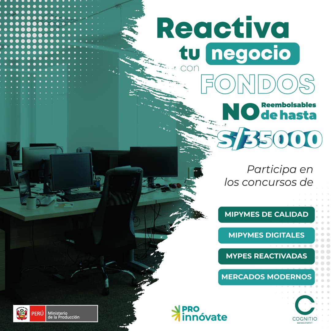 Fondos gratuitos para reactivar la economía y beneficiar a Mipymes