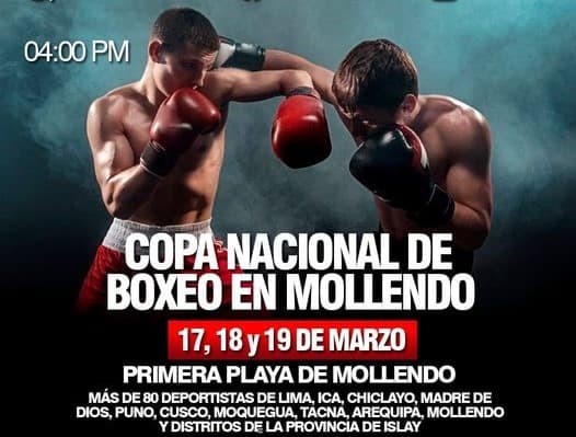 Se realizará la Copa Nacional de Boxeo en Mollendo