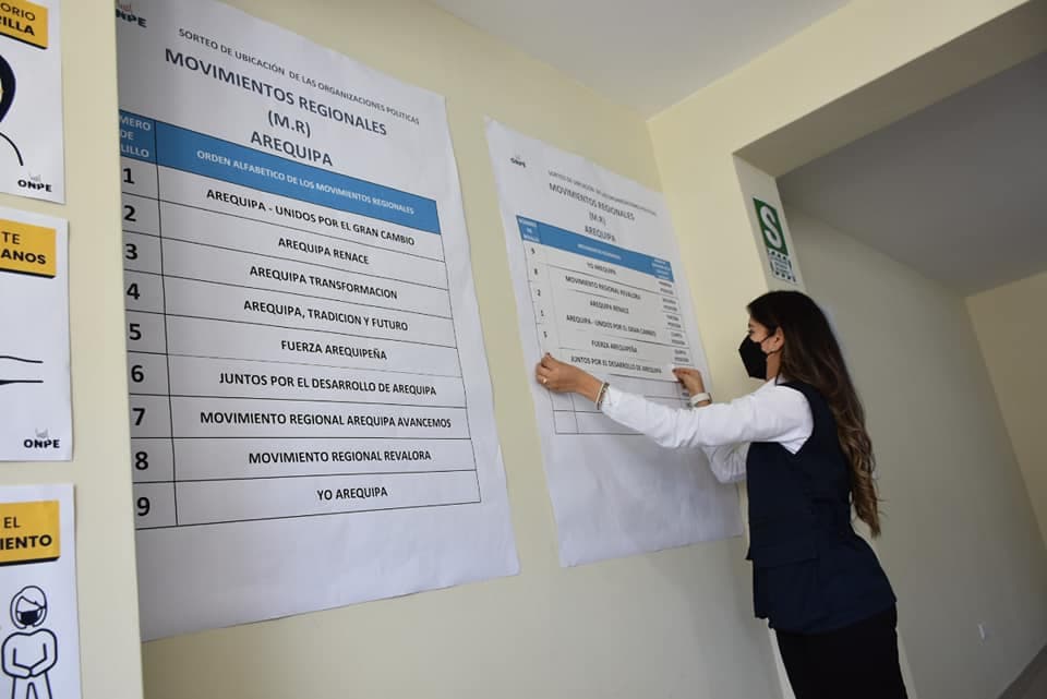 Ubican a agrupaciones en cédula de sufragio