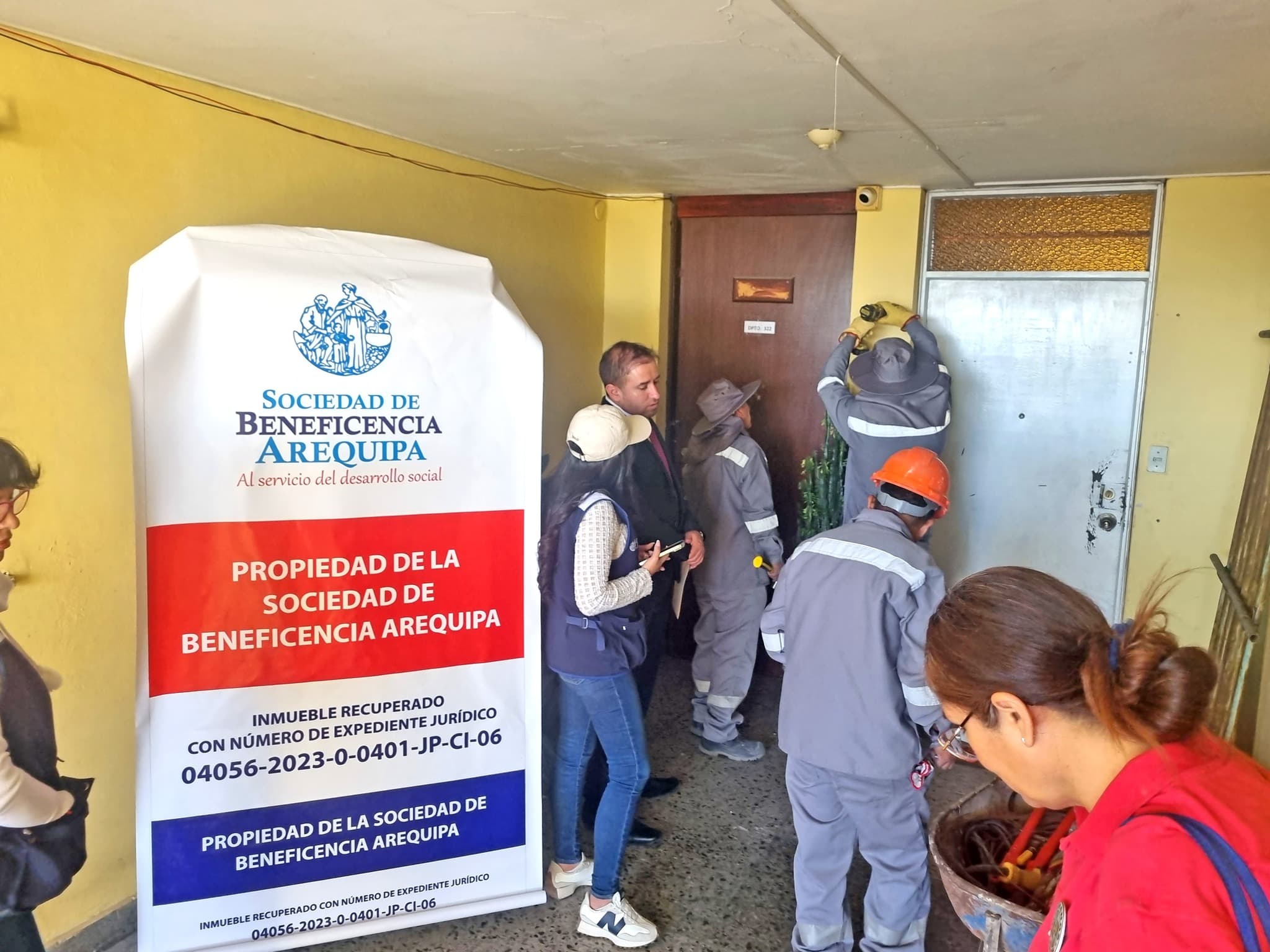 Beneficencia recupera predio tras orden judicial