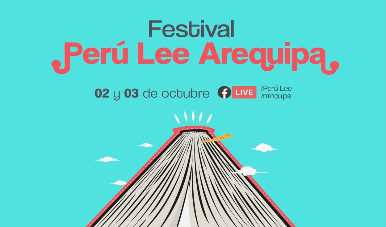 Festival de literatura se desarrollará en Arequipa. Evento virtual contará con 25 expositores