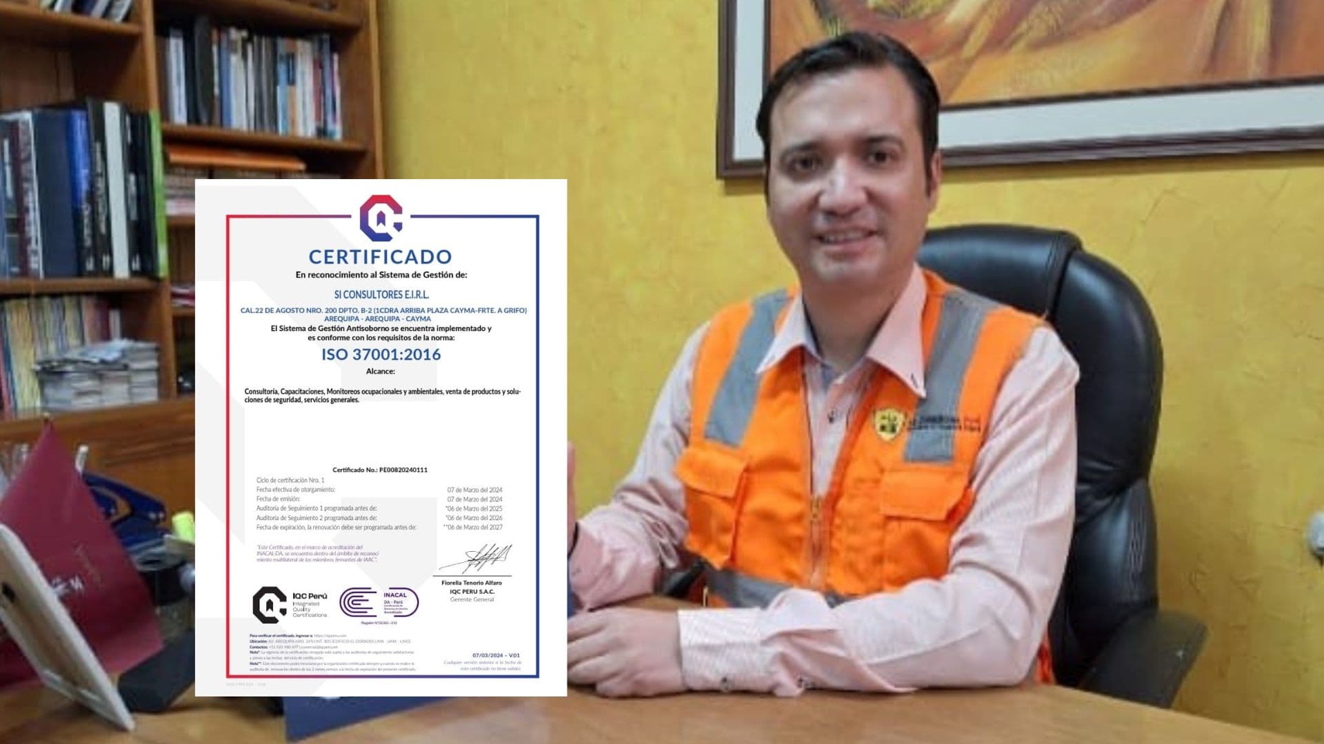 SI CONSULTORES PERÚ recibió la certificación ISO 37001
