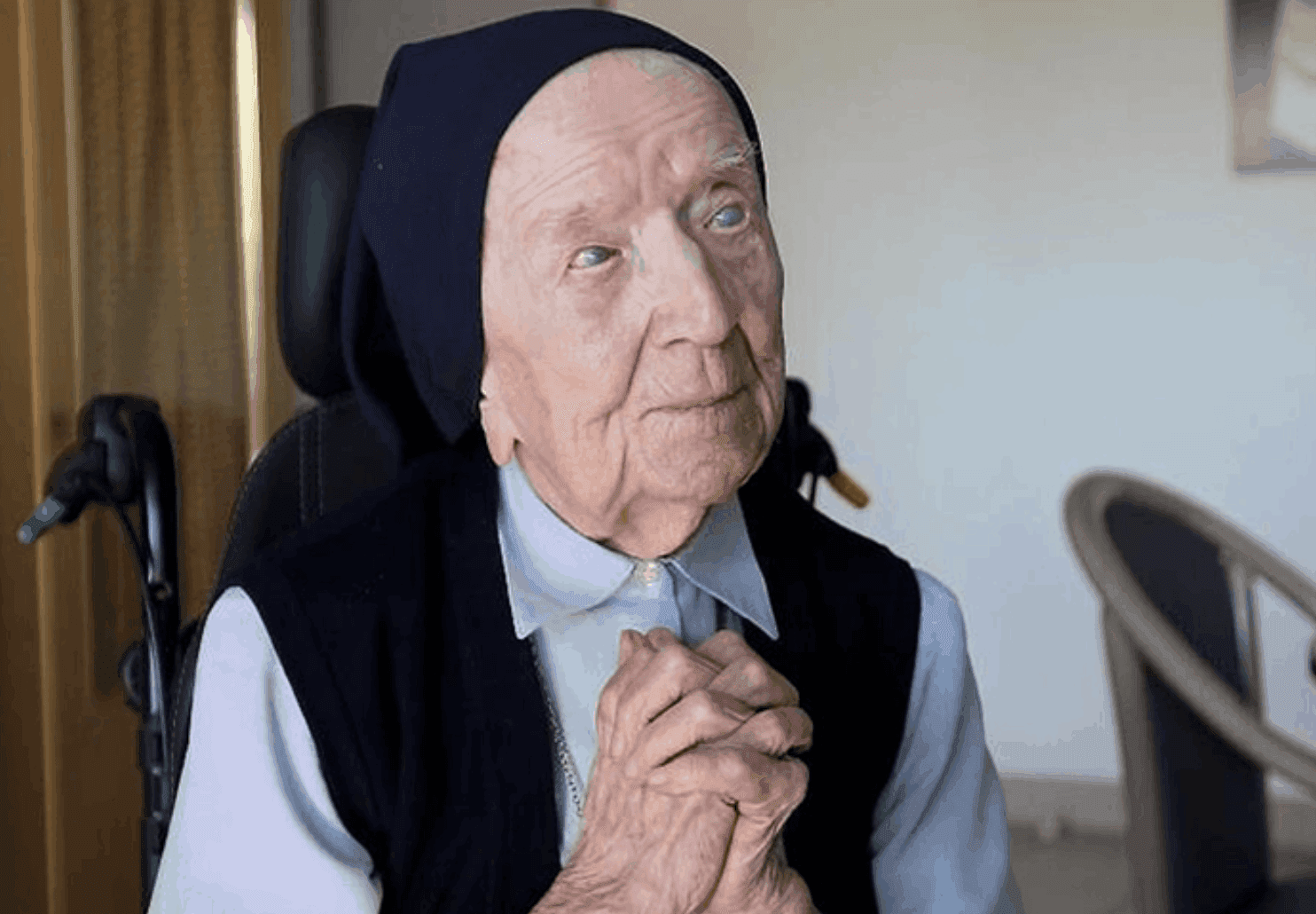 Anciana de casi 117 años sobrevivió a la COVID-19
