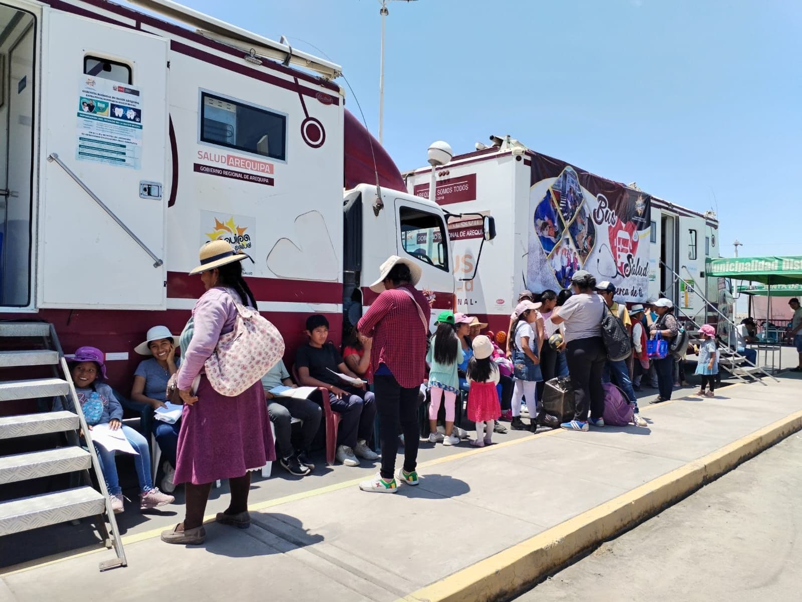 Más de 2 mil 500 atenciones en salud dieron a vecinos de Majes