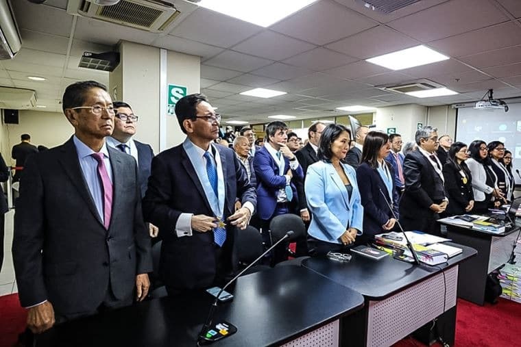 Keiko Fujimori y 40 acusados negaron los cargos imputados