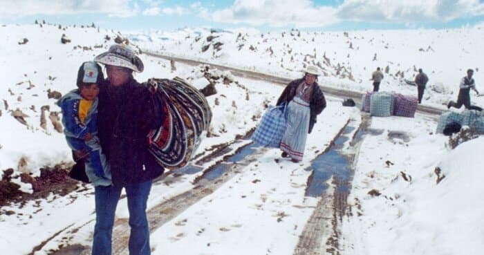 Temperatura en la sierra sur llegará a 10 grados bajo cero