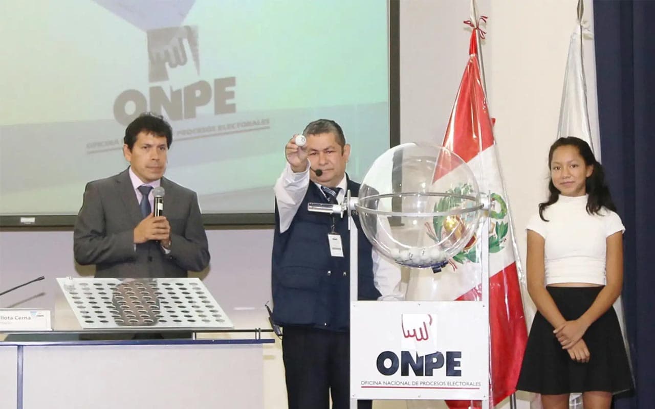 ONPE sorteará a miembros de mesa el 29 de enero