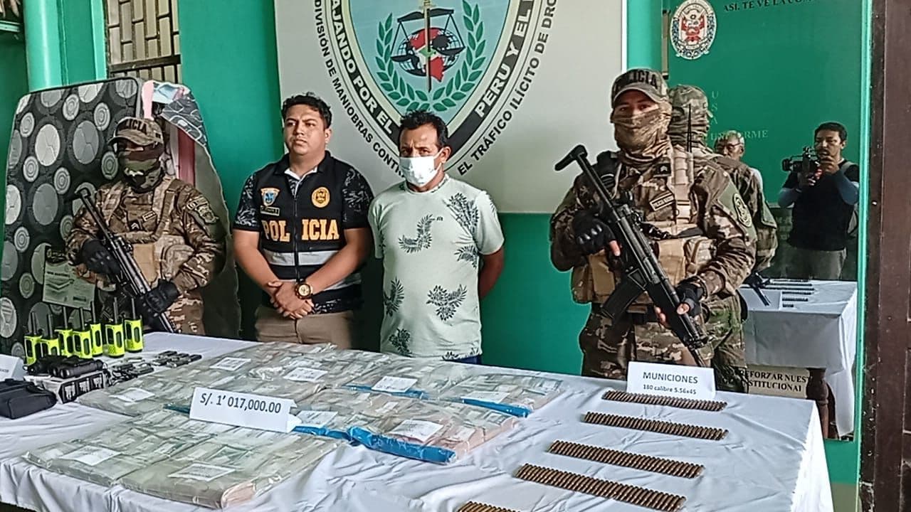 Frustran envío de más de S/ 1 millón a mafias del narcotráfico