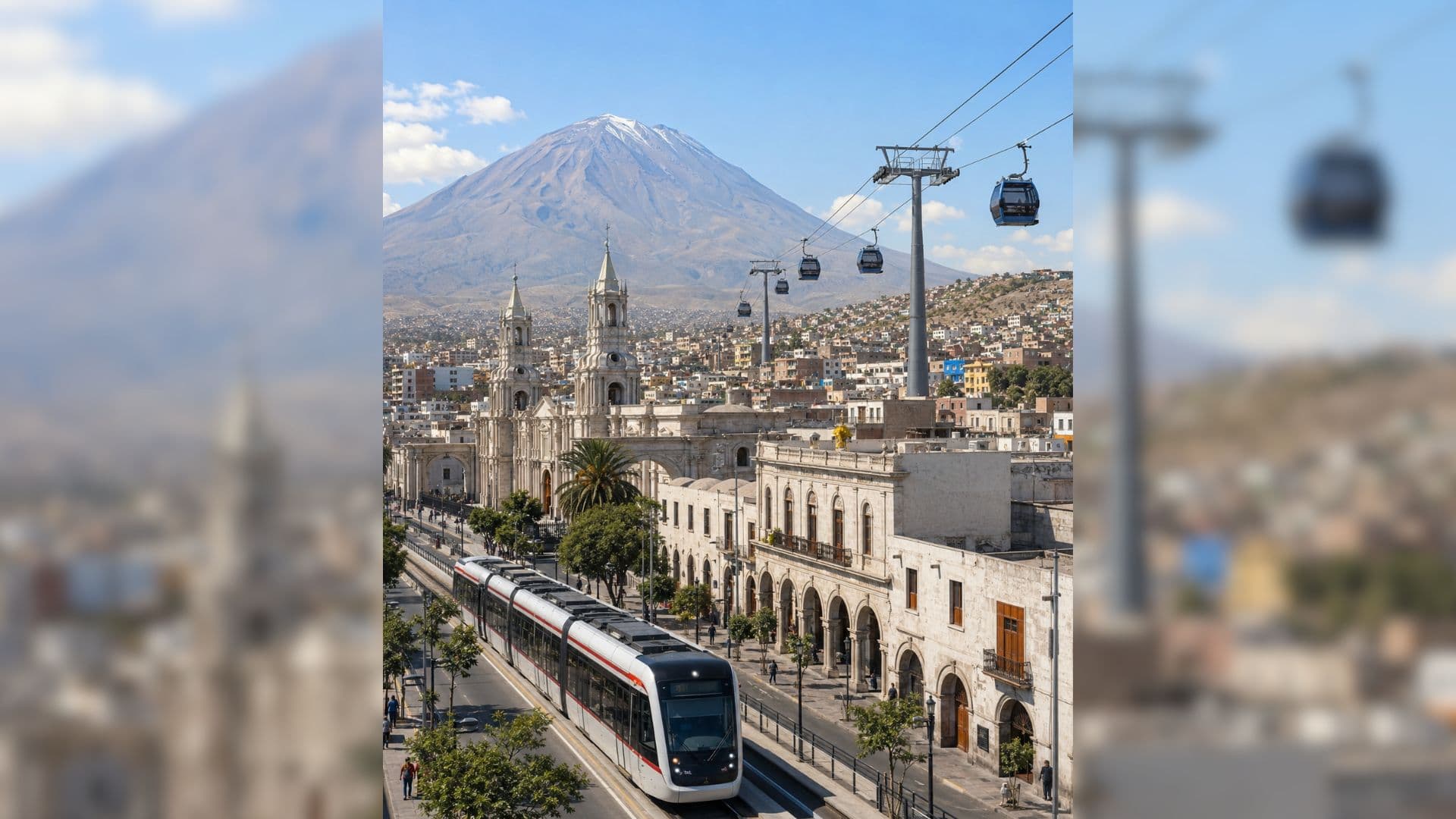 Tren urbano y teleférico están incluidos en nuevo PDM de Arequipa