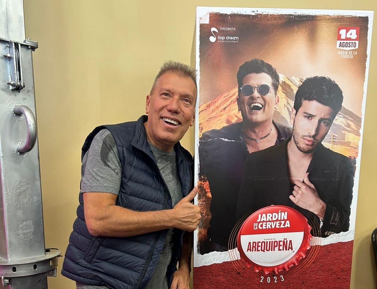 Raúl Romero estará con Sebastián Yatra y Carlos Vives en Arequipa