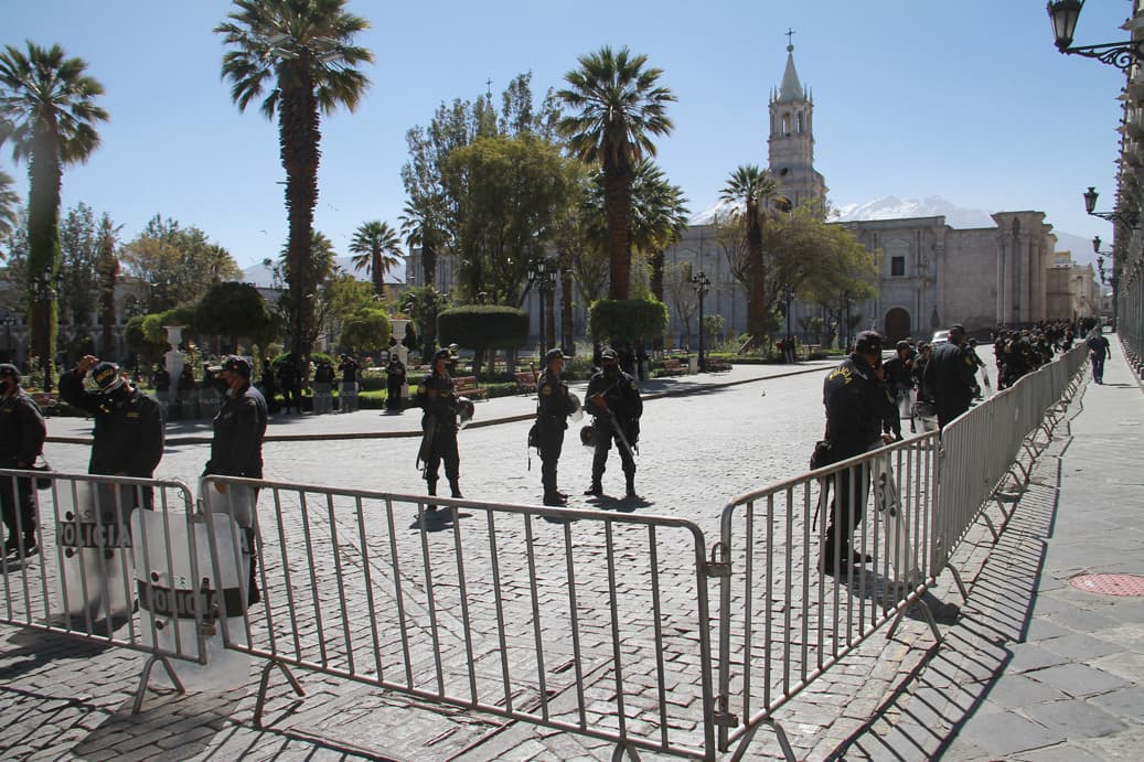 Cerrarán la Plaza de Armas y harán operativos el 31 de octubre
