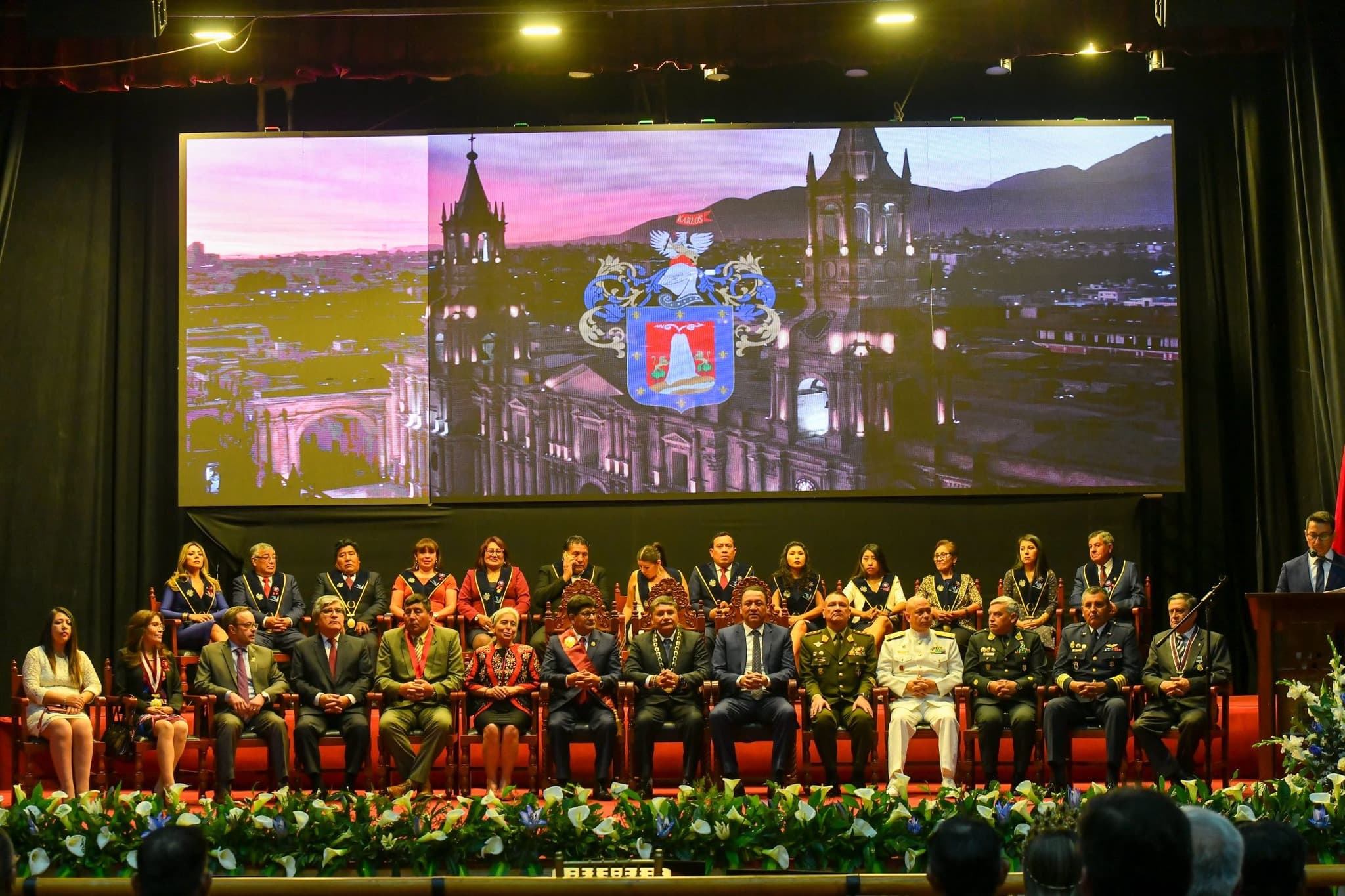 Alcalde Rivera destaca obras de su gestión en sesión solemne