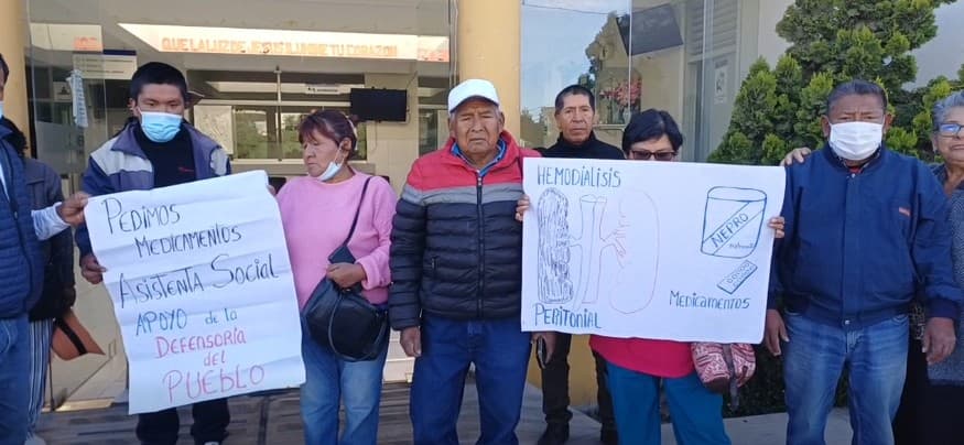 Pacientes renales del Honorio Delgado claman por medicinas