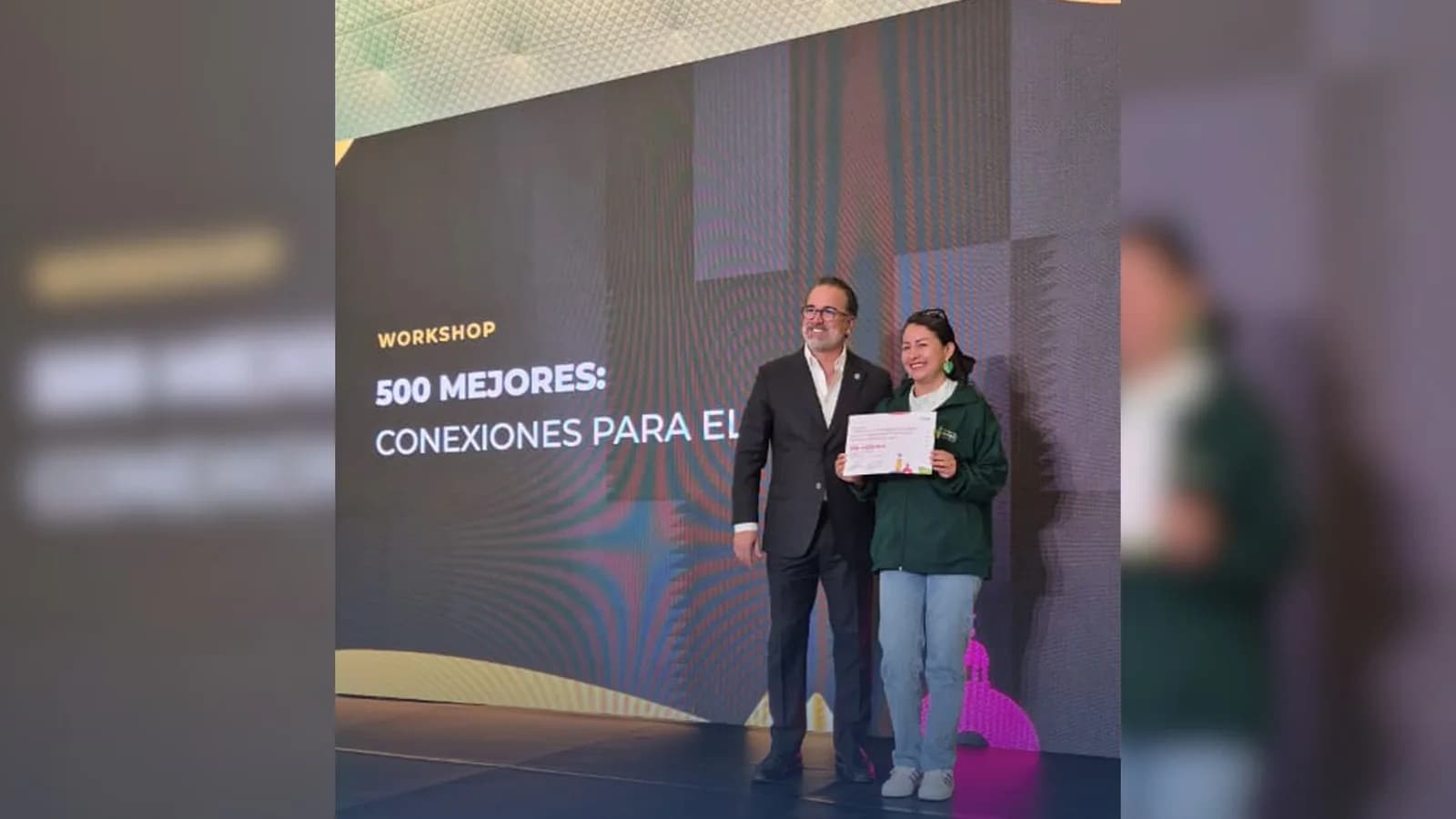 Ganadora de Orgullo Emprendedor de Caja Arequipa destaca en Premios Verdes 2026