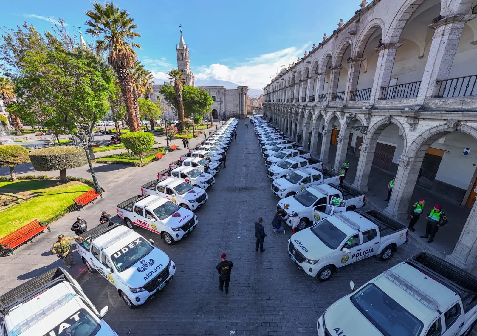 La región Arequipa recibe 100 patrulleros tras retrasos y cuestionamientos